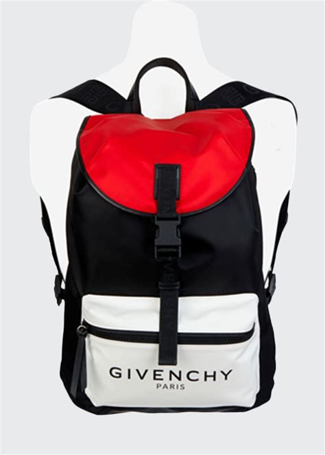 Givenchy Men's Light 3 Colorblock Nylon Backpack 